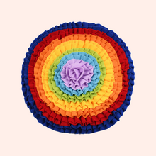 Load image into Gallery viewer, Rainbow Snuffle Mat (Round)
