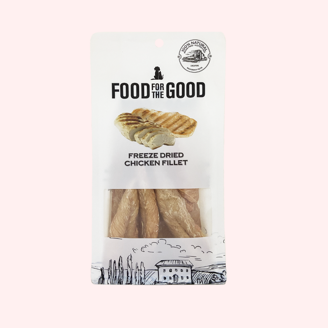 Food For The Good Freeze Dried Chicken Fillet Cat & Dog Treats