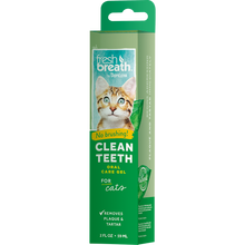 Load image into Gallery viewer, Tropiclean Fresh Breath Clean Teeth Gel For Cats
