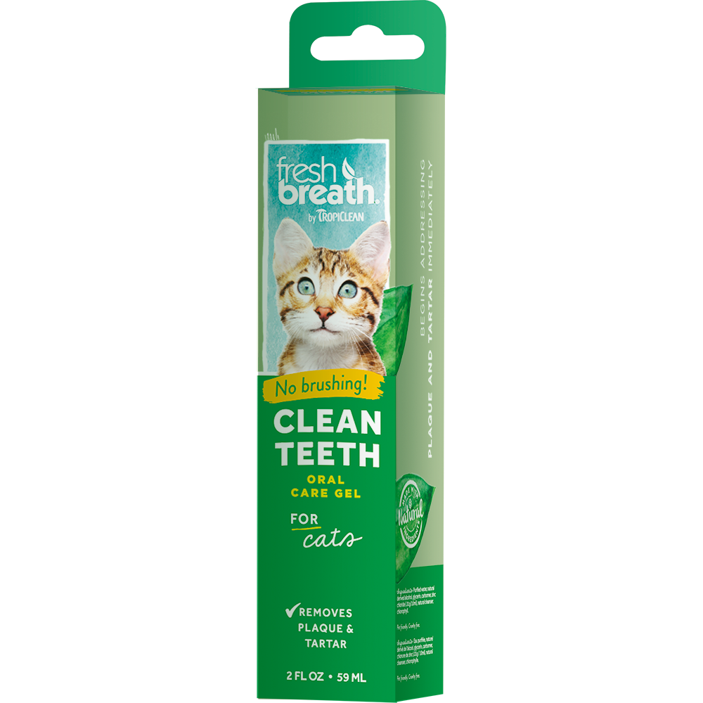 Tropiclean Fresh Breath Clean Teeth Gel For Cats