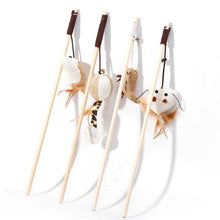 Load image into Gallery viewer, Cat Teaser Wands -Brown Series
