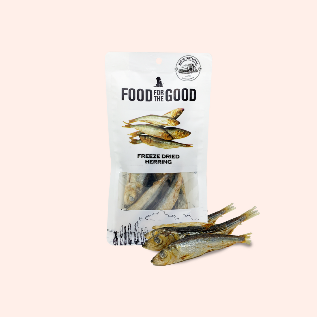 Food For The Good Freeze Dried Herring Cat & Dog Treats