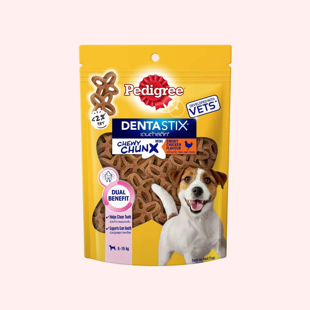PEDIGREE Dentastix Chewy Chunx Dental Care Treats  EXPIRY:10/23