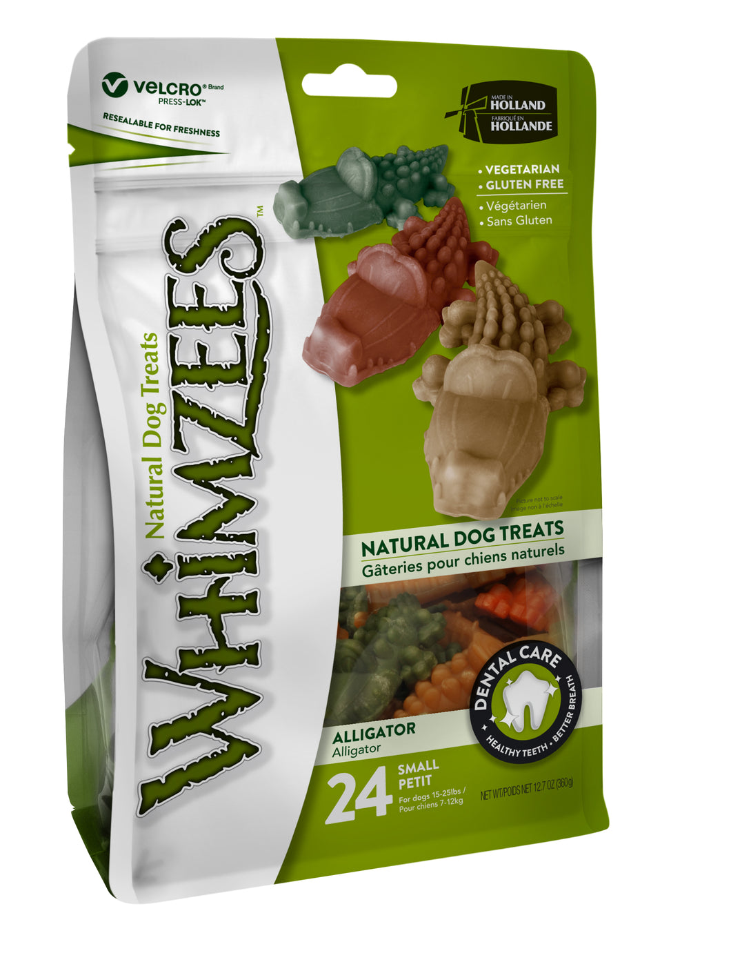 Whimzees Alligator Dental Treats For Dogs